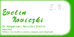 evelin noviczki business card